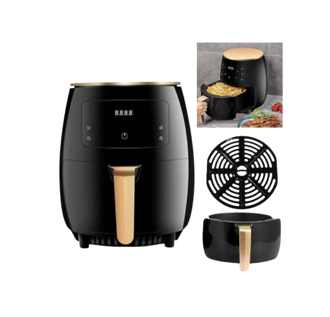 Freidora de aire 6 litros panel tactil