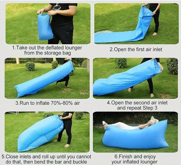 Sillon Inflable Tumbona Camping
