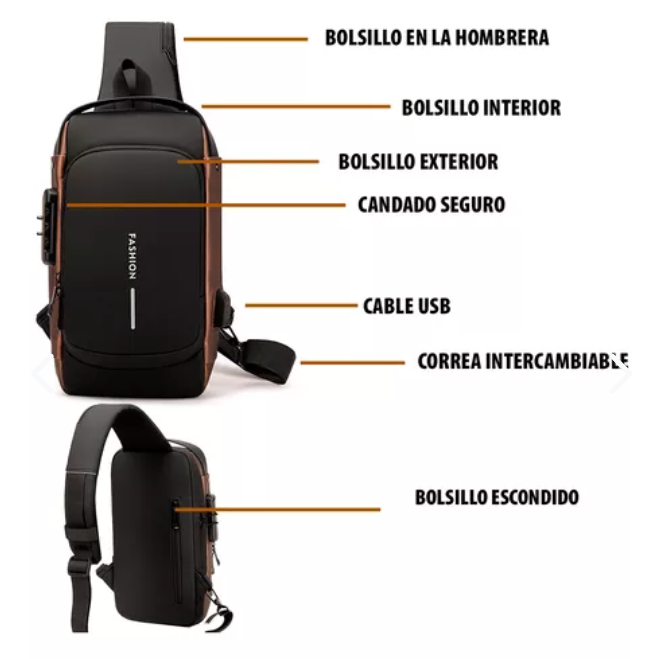 BOLSO MOCHILA ANTIROBO