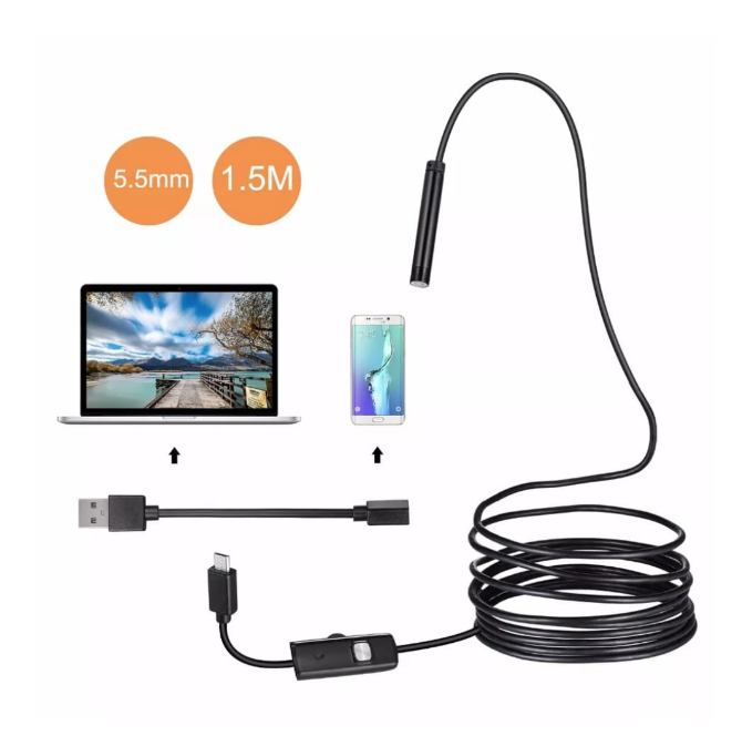 MINI CAMARA DE EXPLORACIÓN CON CABLE